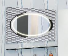 Фото товара Комплект мебели для ванной Sanflor Белла 100 белый/патина серебро