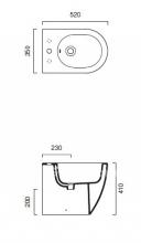 Фото товара Напольные биде Catalano Sfera 1BIC5200