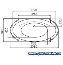 Фото товара Овальная ванна Ideal Standard K 6727 01