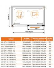 Фото товара Душевой уголок Cezares Lux-SOFT-AH-1-130/100-C-Cr-IV