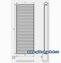 Фото товара Полотенцесушитель водяной Neoinox Cubo