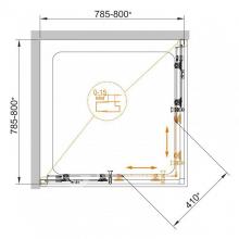 Фото товара Душевой уголок Cezares ECO A2 80