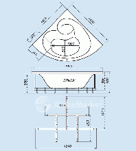 Фото товара Ванна Тритон Эрика