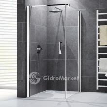 Фото товара Душевая дверь Novellini GIADA G+F GIADN2G87LS-1K, 87-90*195