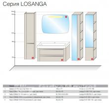 Фото товара Мебель для ванной Gemelli Losanga 105