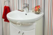 Фото товара Комплект мебели для ванной Sanflor Лина 55 красный