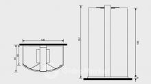 Фото товара Душевая кабина Gruppo Treesse Elle 125x80