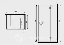 Фото товара Душевая кабина Gruppo Treesse Flat 100