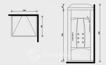 Фото товара Душевая кабина Gruppo Treesse Stone 100 Tria