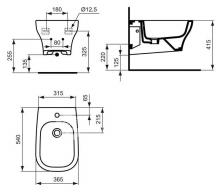 Фото товара Биде подвесное Ideal Standard Active T501301