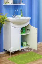 Фото товара Комплект мебели для ванной Sanflor Илона 65 белый глянец