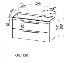 Фото товара Мебель для ванной Kolpa-san Jolie OUJ 120 WH/WH