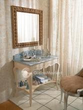 Фото товара Мебель для ванной с мраморной столешницей Lineatre Louvre Композиция 3