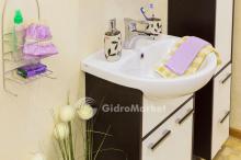 Фото товара Комплект мебели для ванной Sanflor Марсель 60 венге/белый