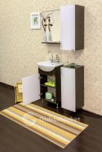 Фото товара Комплект мебели для ванной Sanflor Мокко 45 венге/белый