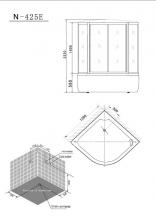 Фото товара Душевой бокс Nautico 425EH