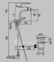 Фото товара Смеситель для биде Nobili Nobi NB4119/1