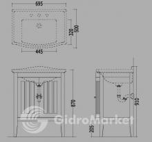 Фото товара Мебель для ванной Devon&Devon Newport vanity