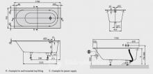 Фото товара Ванна квариловая Villeroy Boch Oberon 170х70