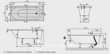 Фото товара Ванна Villeroy Boch Oberon 170x75