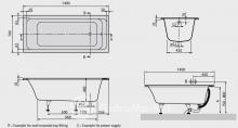 Фото товара Акриловая ванна Villeroy Boch Acrylic Omnia Architectura 140x70