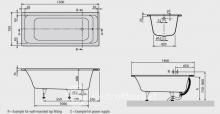 Фото товара Акриловая ванна Villeroy Boch Acrylic Omnia Architectura 150x70