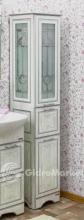 Фото товара Комплект мебели для ванной Sanflor Адель 82 белый/патина серебро