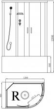 Фото товара Душевая кабина Valente Quelle R/L