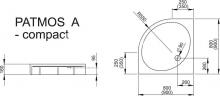 Фото товара Поддон акриловый Radaway Patmos A800 Compact 4S88155-05