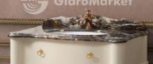 Фото товара Мебель для ванной Tessoro Viana ивори с золотом