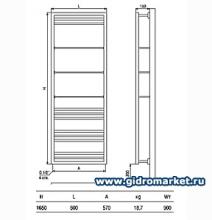 Фото товара Полотенцесушитель водяной Neoinox Rama