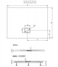 Фото товара Поддон для душа Riho Basel 412 (90 см)