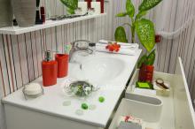 Фото товара Комплект мебели для ванной Sanflor Рио 120 подвесной