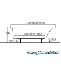 Фото товара Прямоугольная ванна Ideal Standard 170x70
