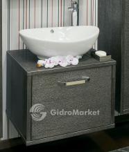 Фото товара Комплект мебели для ванной Sanflor Румба 60 венге/патина серебро
