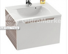 Фото товара Комплект мебели для ванной Ravak Classic SD 600 эспрессо/белый