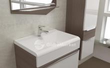 Фото товара Комплект мебели для ванной Velvex Crystal Cub 60 напольный