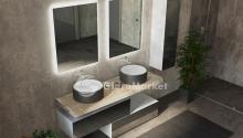 Фото товара Комплект мебели для ванной Velvex Gloss 160