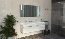 Фото товара Комплект мебели для ванной Velvex Pulsus 140 белый