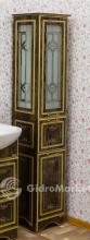 Фото товара Комплект мебели для ванной Sanflor Адель 65 венге/патина золото