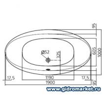 Фото товара Овальная ванна Ideal Standard 190