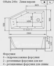 Фото товара Акриловая ванна Victory Spa E-Line Eternity