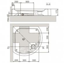 Фото товара Душевой угол Novellini VISION ROND SLIDER с поддоном VISIONRS90-VIRS9017-30(VIRS906-30)