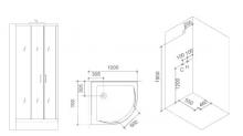 Фото товара Душевая кабина Grande Home Athena WS-140R/S6