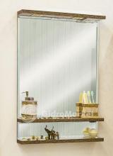 Фото товара Комплект мебели для ванной Sanflor Румба 60 венге/патина золото